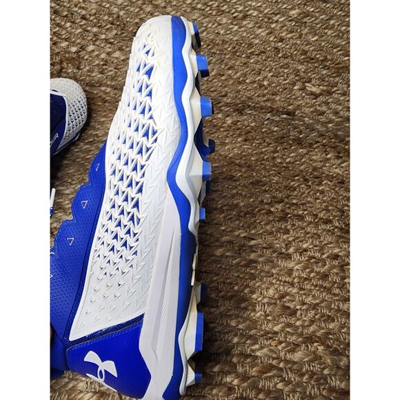 Under Armour Men\'s S 14 Team Hammer MR Football Cleats Blue White Athletic main image 10